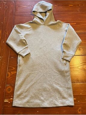 UNIQLO gray hoodie dress girls